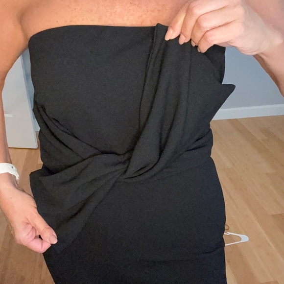 Black bow jumpsuit - Picture 1 of 3